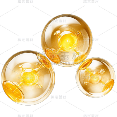 3D维生素胶囊贴纸