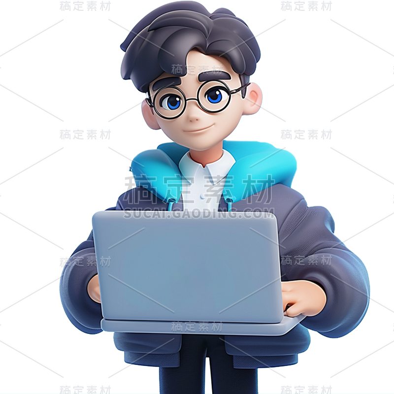 人物系列-通用-3D皮克斯职业卡通人物贴纸