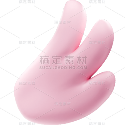 装饰通用软3D卡通翅膀元素素材