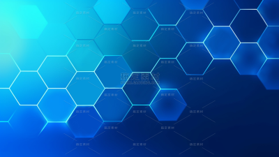 科技风通用科技几何六边形背景图片素材