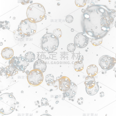 透明彩色气泡贴纸