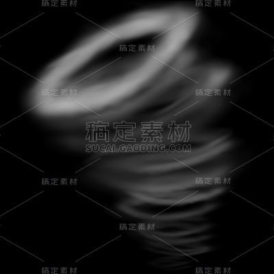 特效通用白色环形烟雾元素素材
