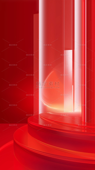 建党节简约红色场景通用背景素材