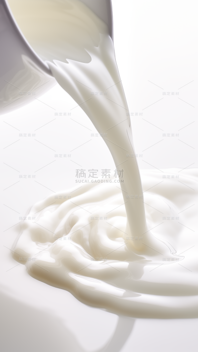 特效通用白色牛奶奶质液体场景背景图片素材
