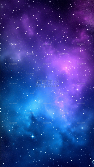 宇宙系列不规则渐变五彩细闪星云图片