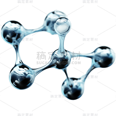 3D化学分子贴纸