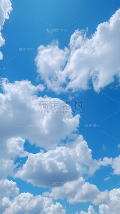 蓝天白云天空风景