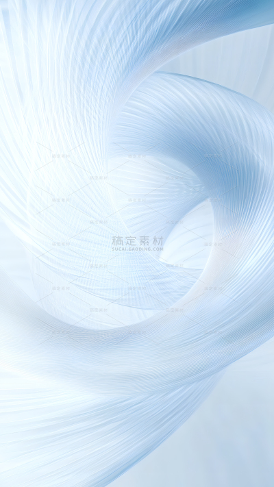 背景系列科技感蓝白抽象线条曲线背景