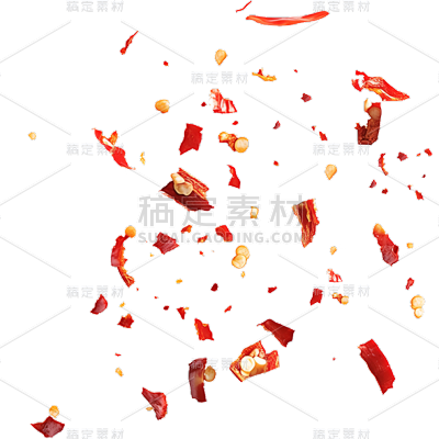 果蔬系列通用写实辣椒碎/辣椒粉元素素材