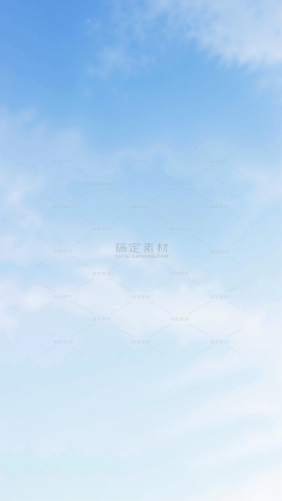常规风光系列柔焦稀薄白云蓝天背景