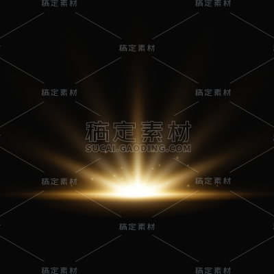 通用放射光线光效黑底贴纸元素素材
