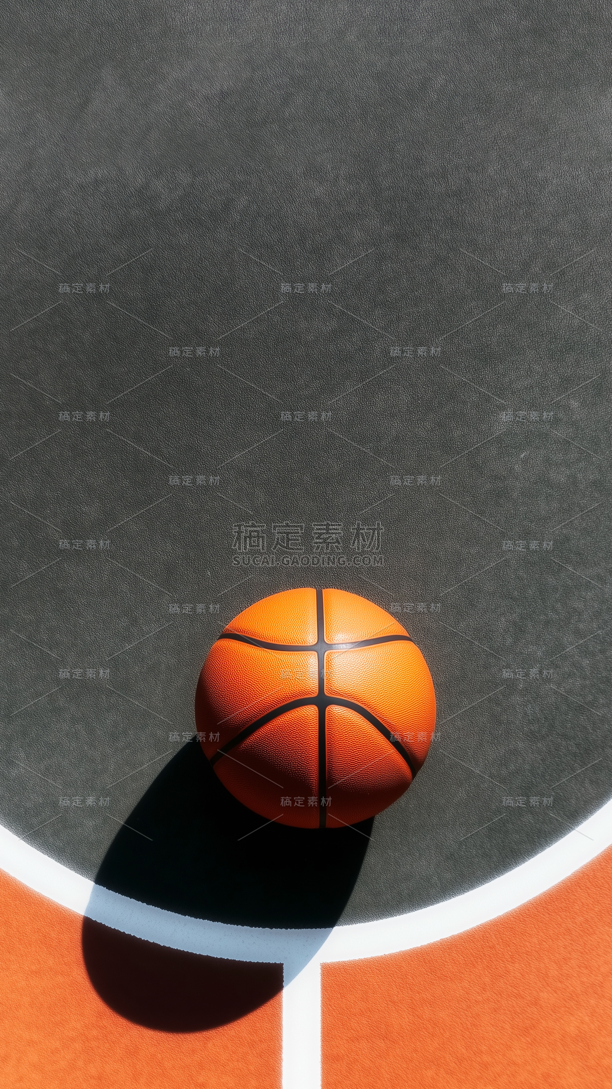 健身系列实景感室内室外篮球场和篮球背景图