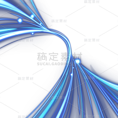 蓝色抽象科技线条