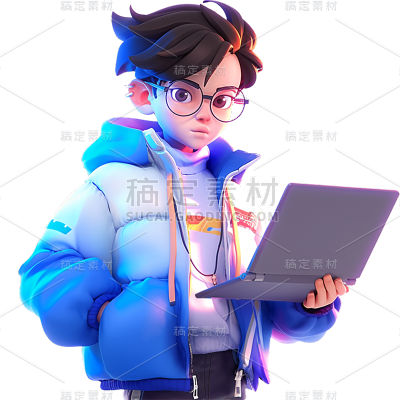 人物系列3D皮克斯科技人物