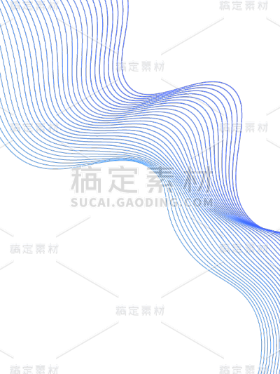 蓝色简约基础线条