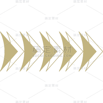 通用扁平风科技箭头元素