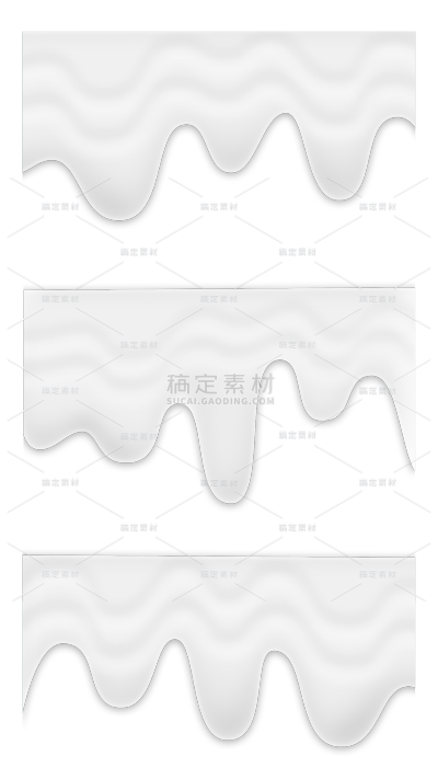 常规通用牛奶垂直流淌元素素材
