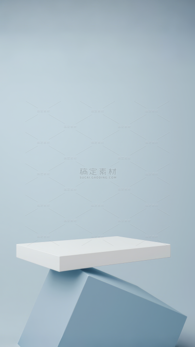 背景系列写实几何展台背景（td）