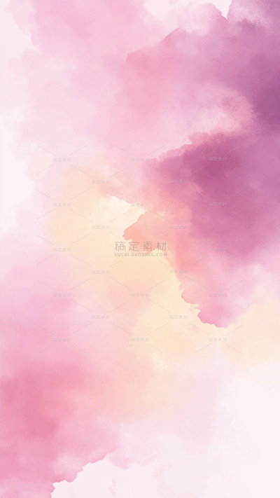背景系列粉紫色水墨晕染背景