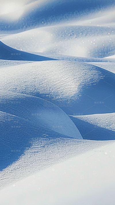 冬季节气写实简约雪地特写背景图片