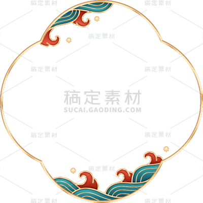 中国风通用中式边框元素素材