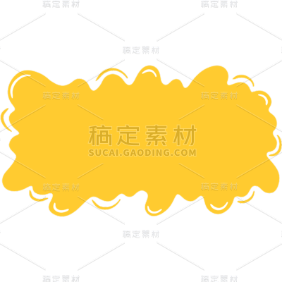 通用手绘插画标题框文本框文字框边框元素素材