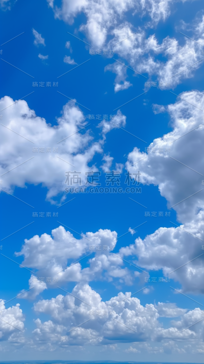 蓝天白云天空