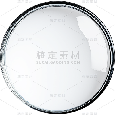 图标系列写实放大镜镜框