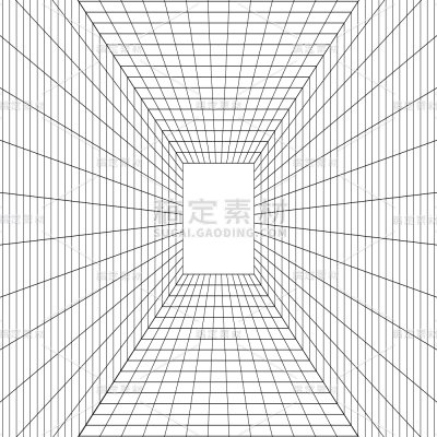 纹理通用中心透视网格元素素材