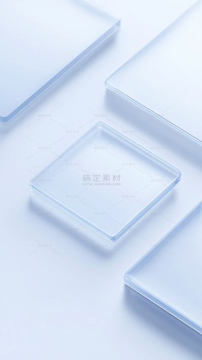 背景系列科技风简约半透明几何背景