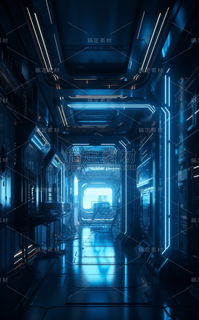 机械感创意科幻科技背景