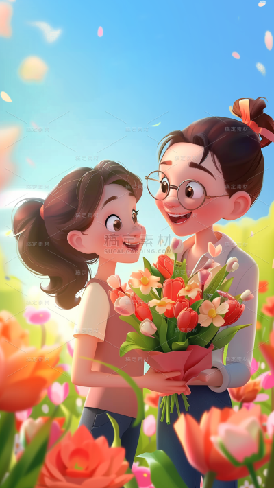 教师节系列皮克斯人物通用背景素材