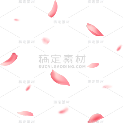 花瓣元素简约贴纸