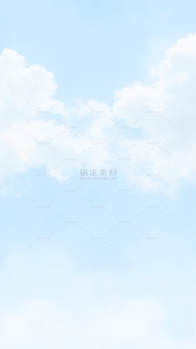 常规清新感蓝天白云背景