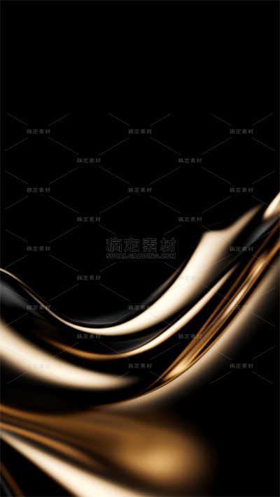 背景系列黑金绸缎背景