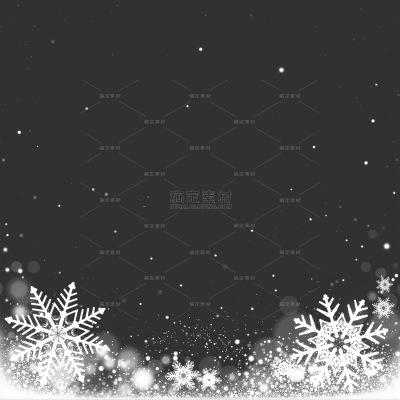 特效系列雪花雪点飘落元素贴纸（td）