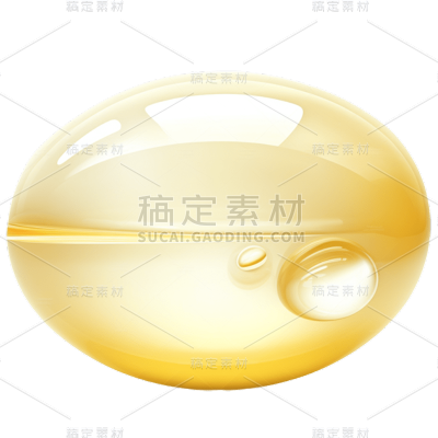 3D维生素胶囊贴纸