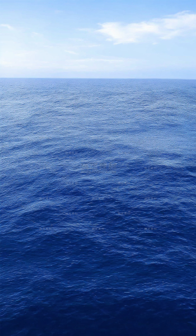 背景系列写实感海面天空白云自然背景（td）