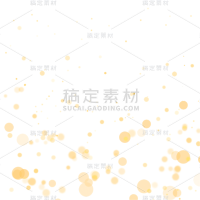 常规通用金色光斑贴纸元素素材