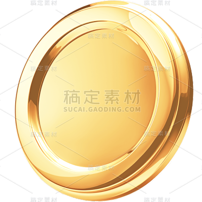 3D金币贴纸