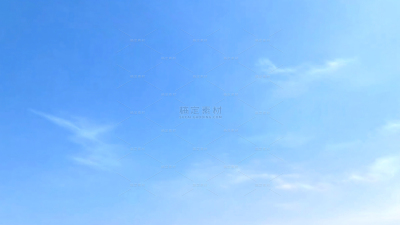 常规写实感浅色天空稀薄微弱的云横版背景