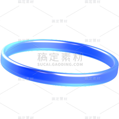 通用3D倾斜光圈贴纸几何系列