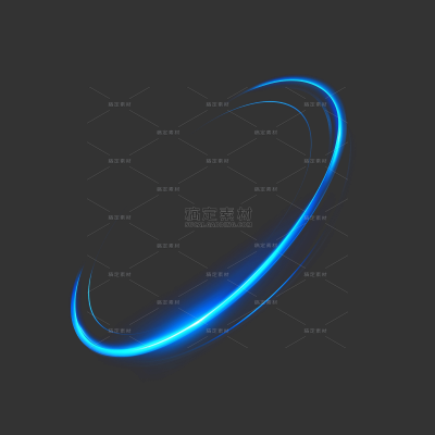 特效系列蓝色曲线光效（td）