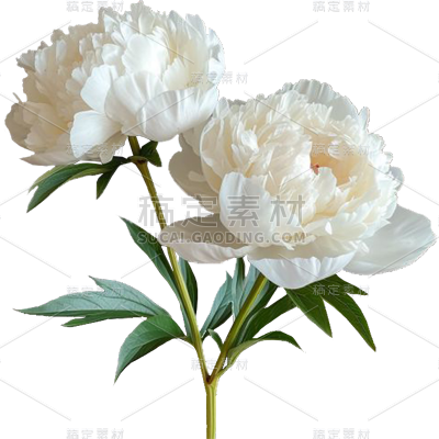 植物通用实景牡丹花朵元素素材
