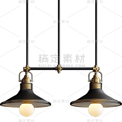 家居系列-通用-带灯罩吊灯单个、组合贴纸 