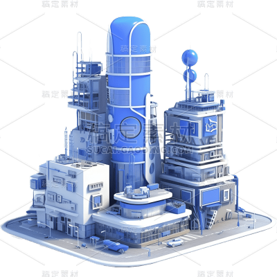 3D立体三维科技城市