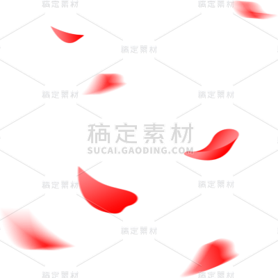 飘落装饰花瓣元素