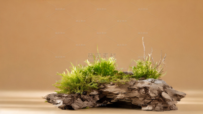 常规系列通用木头青苔背景素材