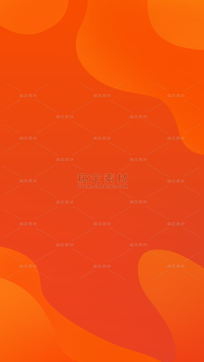 背景系列橙色抽象感曲线组合背景