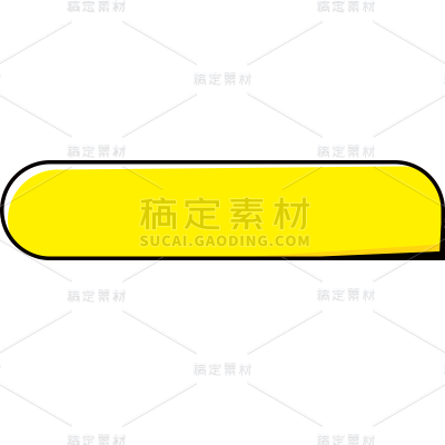 边框通用插画简约风卡通描边扁平风套系贴纸元素素材